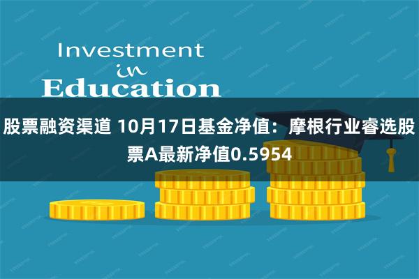 股票融资渠道 10月17日基金净值：摩根行业睿选股票A最新净值0.5954