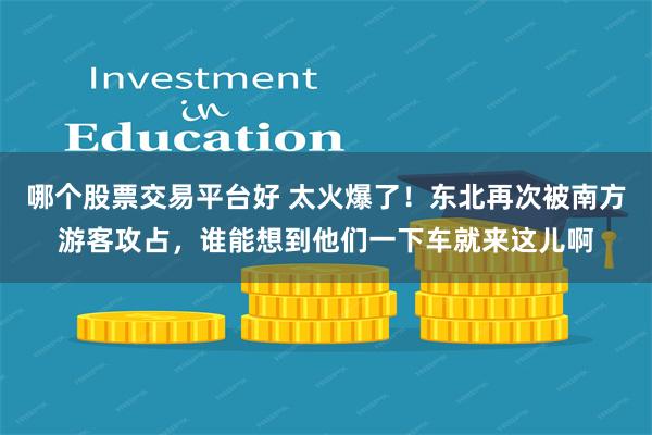 哪个股票交易平台好 太火爆了！东北再次被南方游客攻占，谁能想到他们一下车就来这儿啊