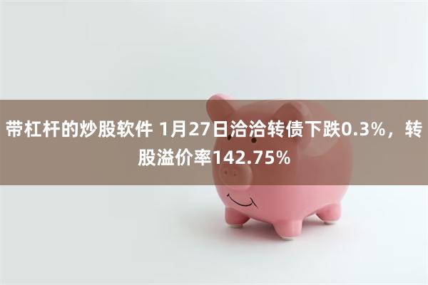 带杠杆的炒股软件 1月27日洽洽转债下跌0.3%，转股溢价率142.75%